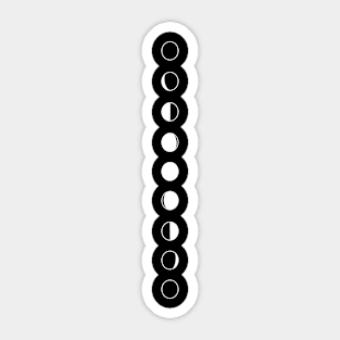 Moon Phases Sticker